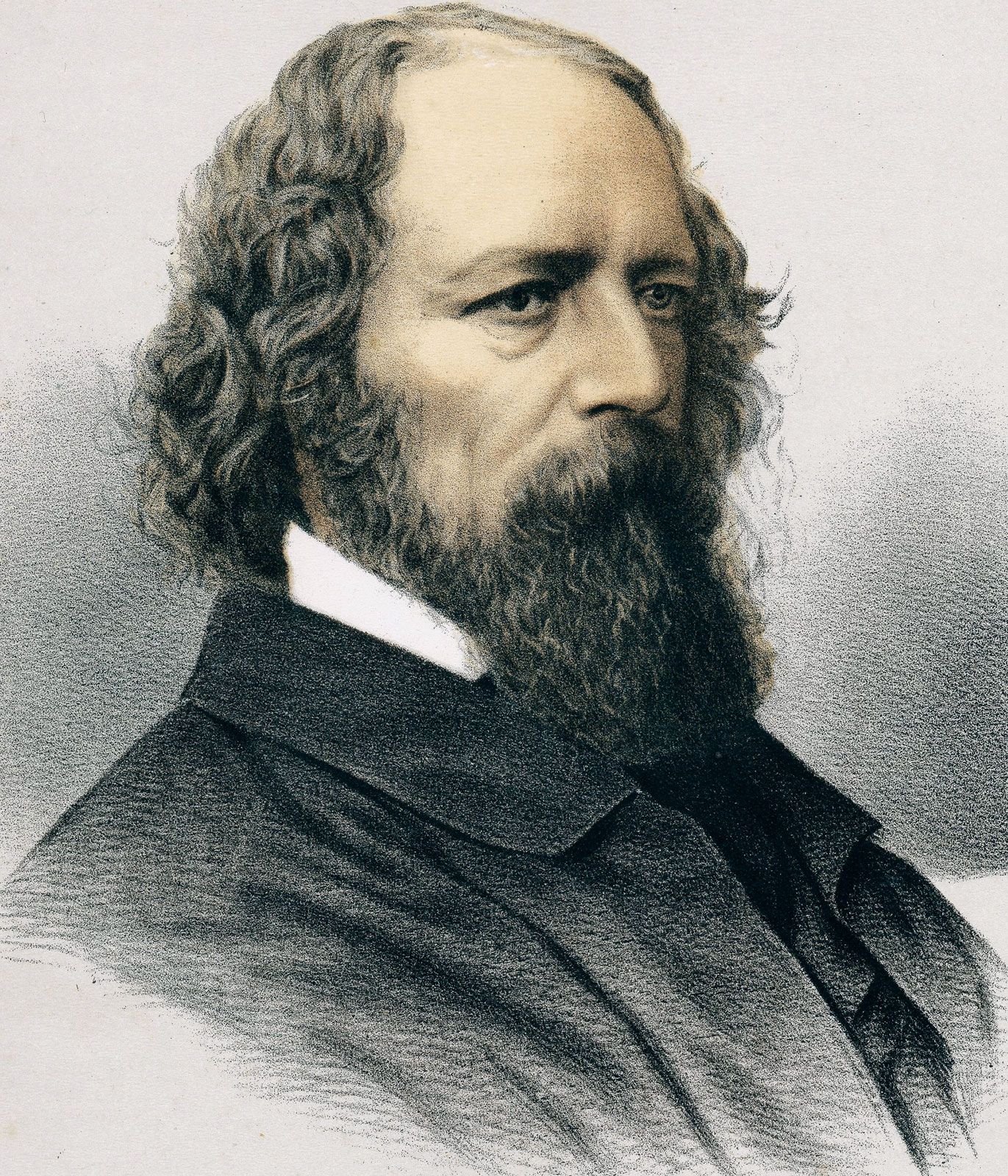 Alfred Tennyson, ævisaga: saga, líf og verk